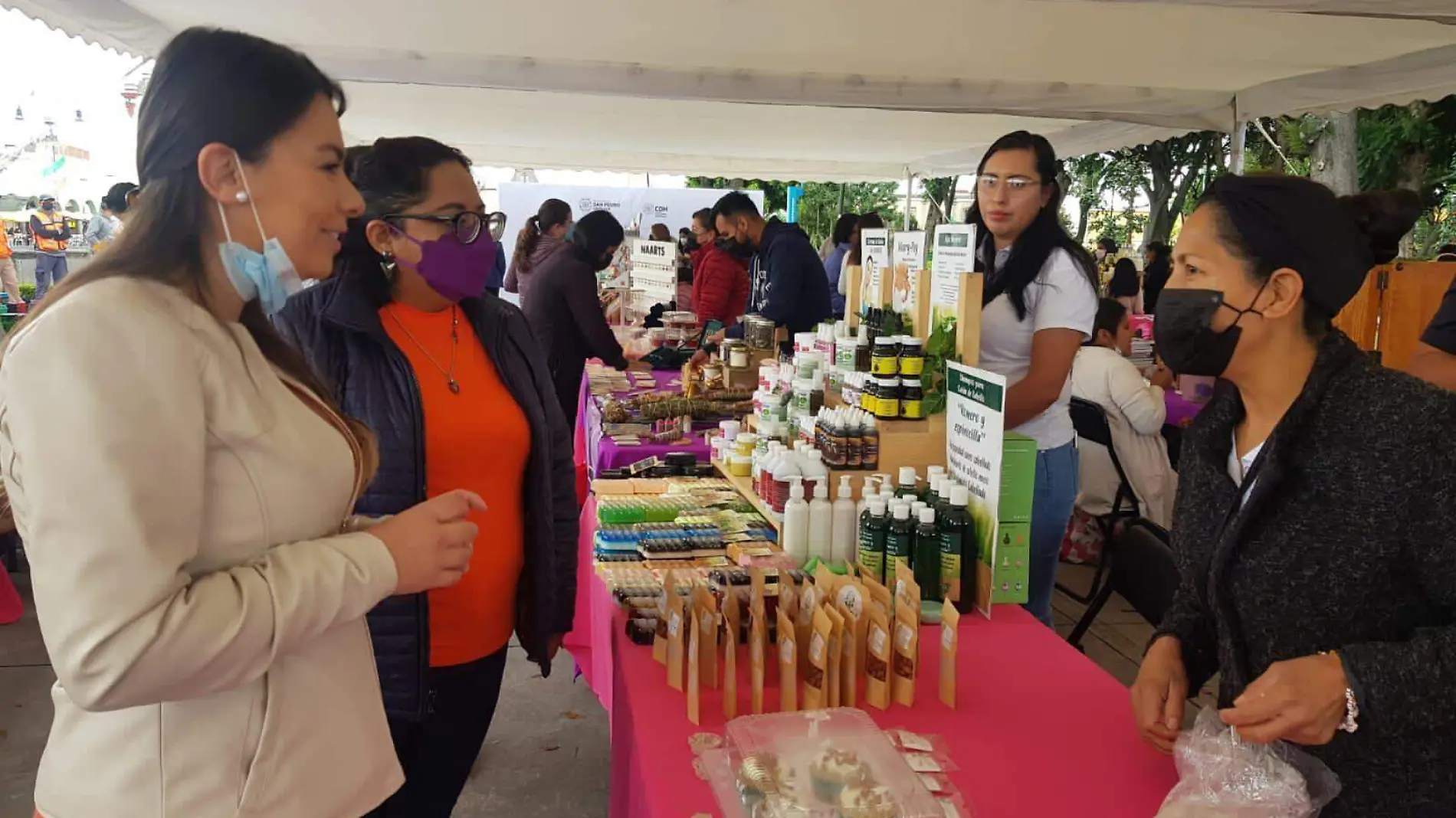 Apoyo a las mujeres en San Pedro Cholula